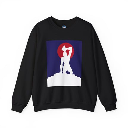 Neg Mawon Rising Haitian Freedom Silhouette Sweatshirt Ancestral Strength Series  Inspirational Unisex Crewneck Sweatshirt
