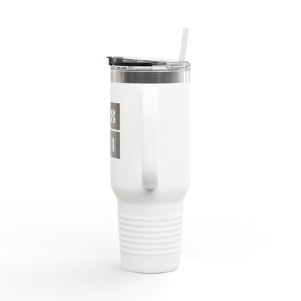 1804 Travel Mug – Haitian Independence Insulated Tumbler – Durable 1804 Haiti Pride Cup with Handle and Straw Insulated Travel Mug, 40oz - CreoleSizzle