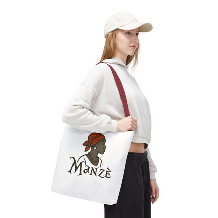 Manzè Limited Edition Heritage Tote Empowering Haitian Women Design - CreoleSizzle