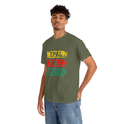 Epal Pale Kreyol T-Shirt Celebrate the Language of Haitian Unity Cultural Pride Apparel Unisex Cotton Comfort Fit Express Delivery available - CreoleSizzle