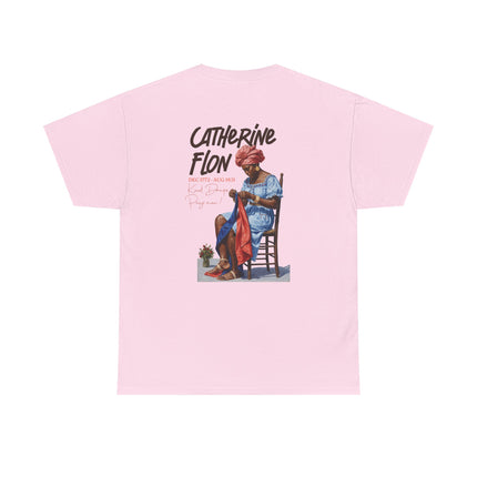 Catherine Flon Legacy in Stitches Tee Haitian Freedom Series Unisex Heavy Cotton T-Shirt
