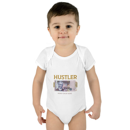 The Hustler’s Legacy Haitian Grit Baby Bodysuit Future Entrepreneur Series Infant Apparel Hustler Baby Bodysuit