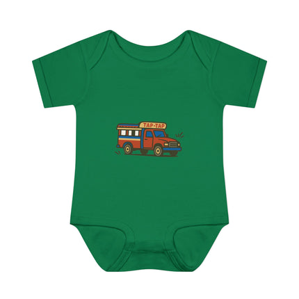 Ride of Culture Haitian Tap-Tap Baby Bodysuit Infant Caribbean Series Premium Unisex Onesie Unique Baby Wear