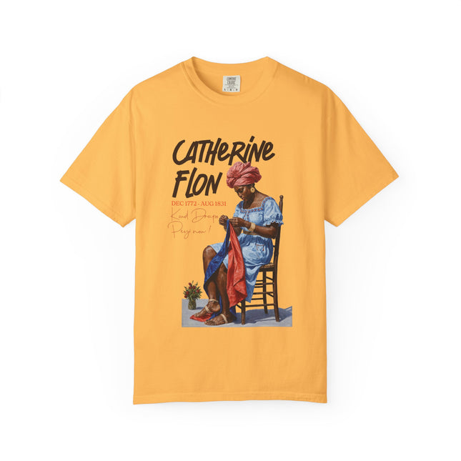 Catherine Flon Sewn in Freedom Oversize Tee Haitian Heritage Series Unisex Heavyweight Cotton T-Shirt