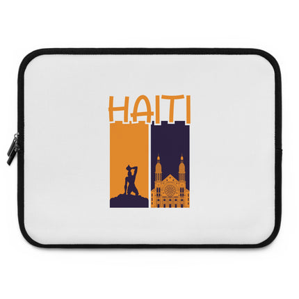 Ayiti Soulscape Neg Marron Cathedral Heritage Laptop Sleeve Faith Freedom Collection - CreoleSizzle
