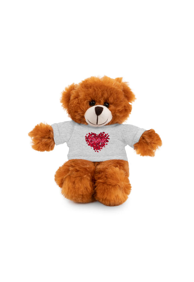 Chérie Romantic Teddy Bear Valentine’s Day Plush Gift with Haitian Flair - CreoleSizzle