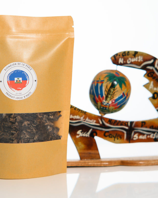 2.5 Oz Organic DjonDjon Mushroom from Haiti- New York Times Highlight | Very Clean Haitian Black Djon-djon Essential Spice for Djondjon Rice - CreoleSizzle