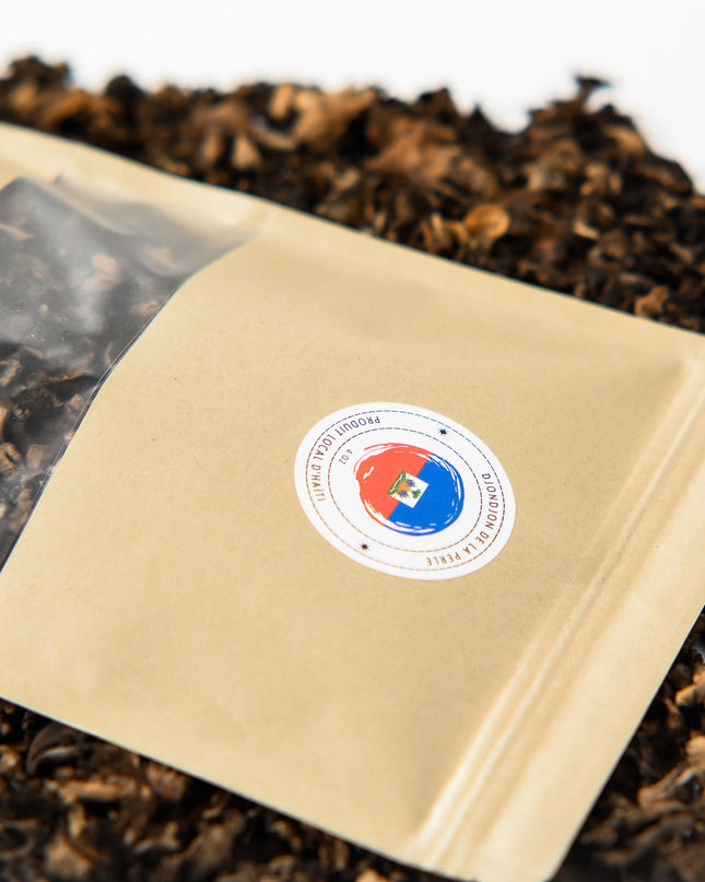 Family size  4 Oz Haitian DjonDjon as Featured in The New York Times - Authentic Clean Haitian Mushroom Organic Spice for Traditional Dishes - CreoleSizzle