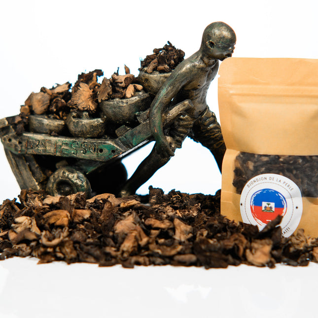 New York Times Featured Haitian Djon-djon Mushrooms | DjonDjon Haiti | Haitian Clean Mushroom for Haitian Djon Djon Black Rice 1/2 Oz - CreoleSizzle