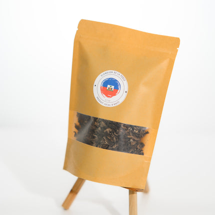 2.5 Oz Organic DjonDjon Mushroom from Haiti- New York Times Highlight | Very Clean Haitian Black Djon-djon Essential Spice for Djondjon Rice - CreoleSizzle