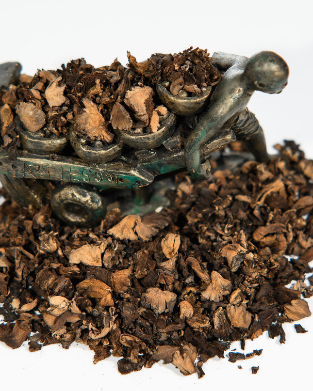2.5 Oz Organic DjonDjon Mushroom from Haiti- New York Times Highlight | Very Clean Haitian Black Djon-djon Essential Spice for Djondjon Rice - CreoleSizzle
