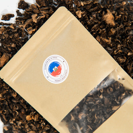 Authentic Haitian DjonDjon - Organic Clean Black Mushroom from Haiti, Featured in The New York Times | Family size Djondjon 4 Oz Djondjon | - CreoleSizzle