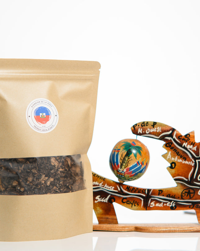 4 Oz  DjonDjon as Featured in The New York Times - Authentic Clean Haitian Mushroom | Organic Spice for Traditional Dishes | Family size - CreoleSizzle